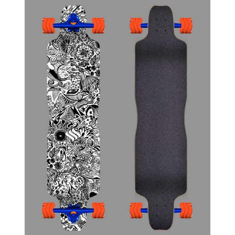 Shiver Daydreamer Drop Down Longboard 38" - with Shark Wheels - Longboards USA