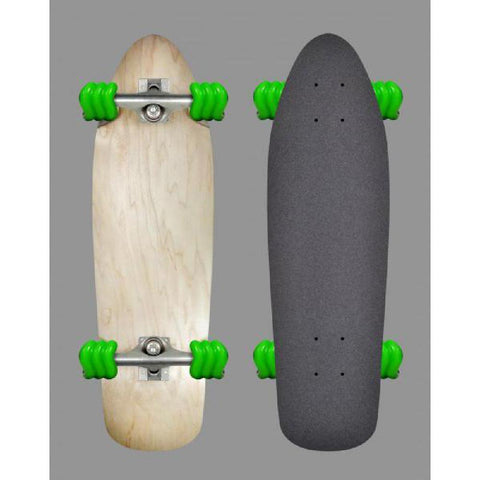 Shiver Guppy Longboard Cruiser Natural - 27" With Shark Wheels - Longboards USA