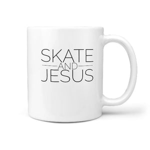 Skate and Jesus - Coffee Mug Skateboarder - Longboards USA