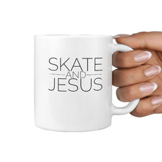 Skate and Jesus - Coffee Mug Skateboarder - Longboards USA