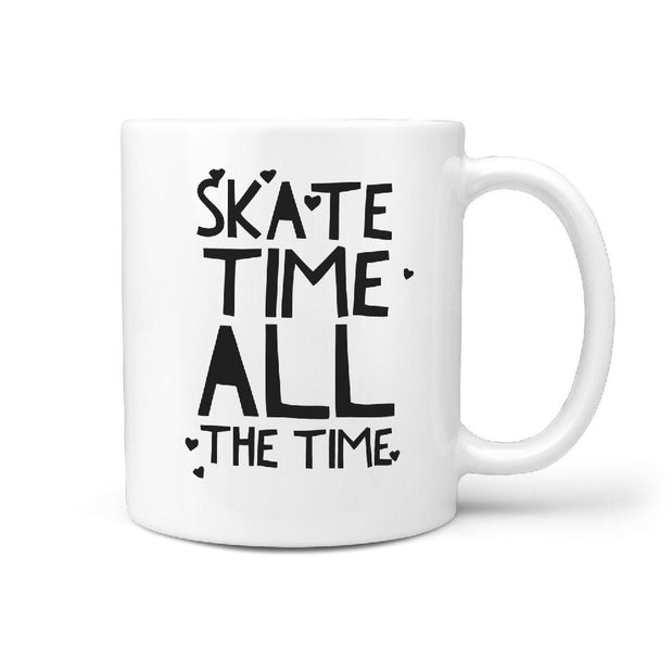 Skate Time all the Time - Coffee Mug Skateboarder - Longboards USA