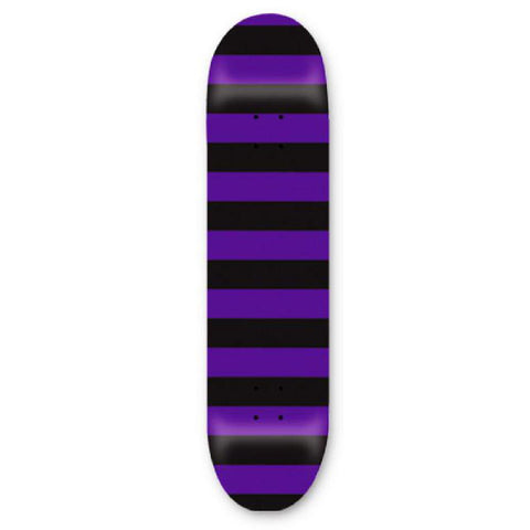 Skateboard 31" SDS Graphic - Fat Stripe - Purple - 7.5" - Deck - Longboards USA