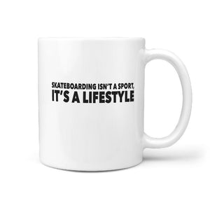 Skateboarding isn't a Sport its a Lifestyle - Coffee Mug - Longboards USA