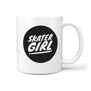 Skater Girl - Coffee Mug for Skateboarder Longboarder - Longboards USA
