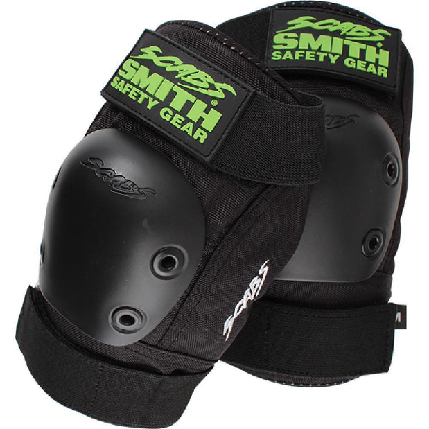 Smith Scabs Kool Black Lime Elbow Pads - Small - Longboards USA