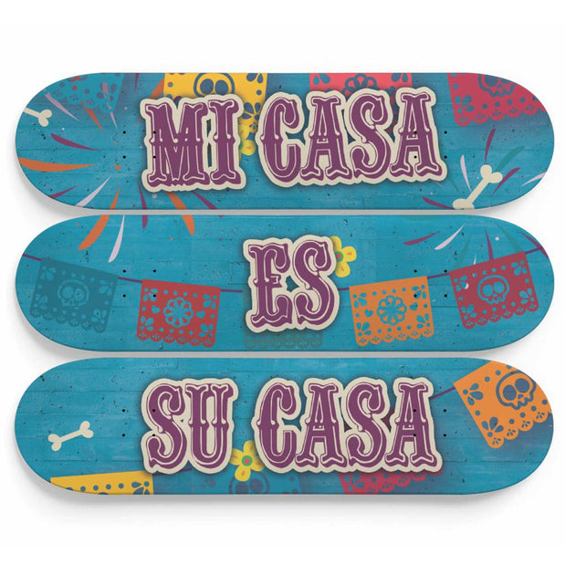 Spanish Saying Skateboard Wall Art - Longboards USA