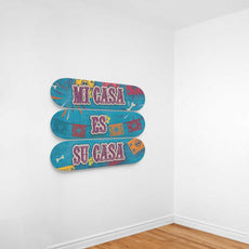 Spanish Saying Skateboard Wall Art - Longboards USA