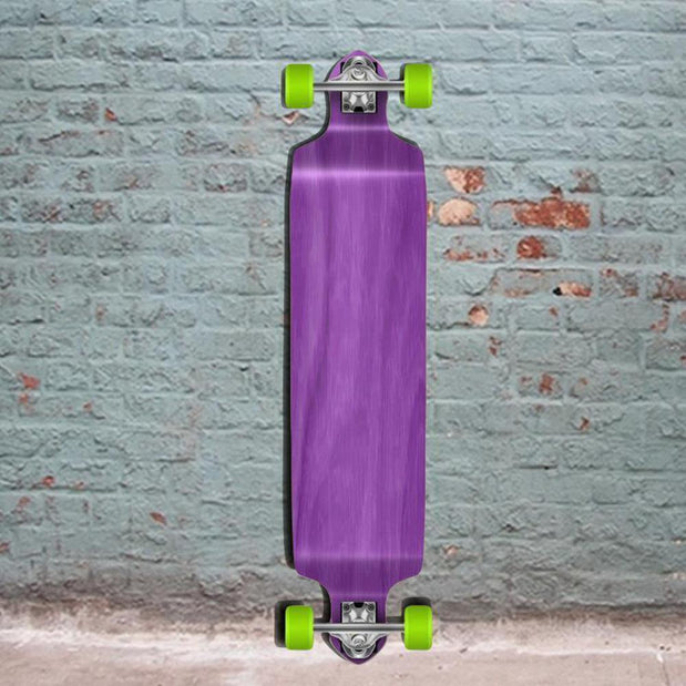 Stained Purple Drop Down 41" Blank Longboard - Longboards USA