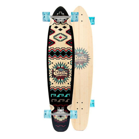 Stella Bamboo Kicktail Santa Fe 42" Longboard - Complete - Longboards USA