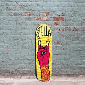 Stella Bottle Opener Hell Horns 32" Longboard Deck - Longboards USA