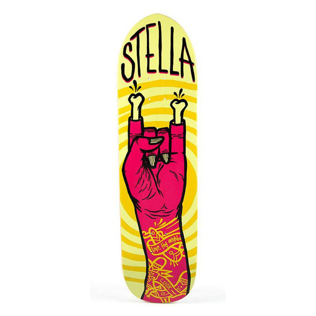 Stella Bottle Opener Hell Horns 32" Longboard Deck - Longboards USA