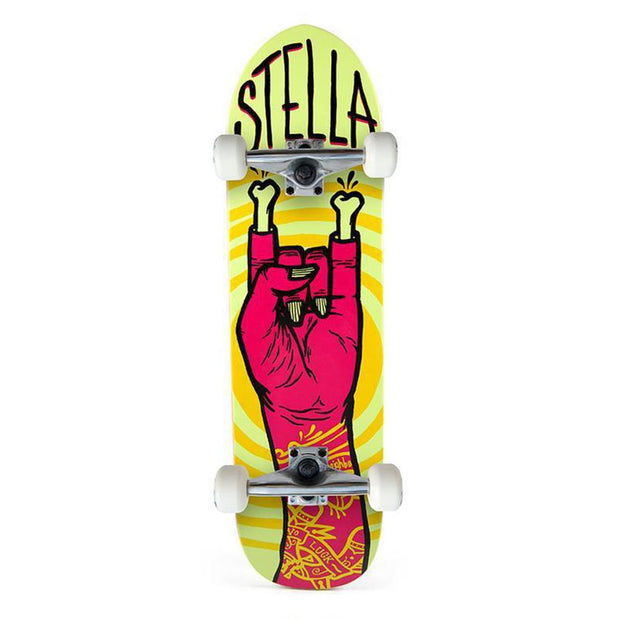 Stella Bottle Opener Hell Horns 32" Longboard Skateboard - Longboards USA