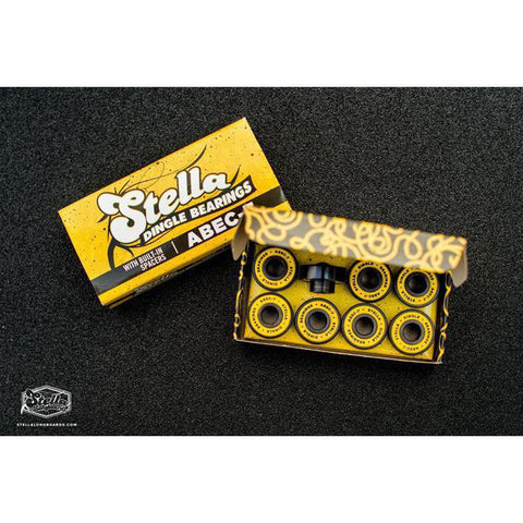 Stella Dingle Abec 7 Longboard Skateboard Bearings - Longboards USA