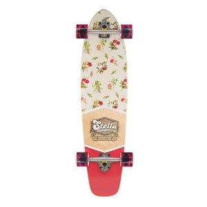 Stella Floral Kicktail 38" Longboard Skateboard - Longboards USA