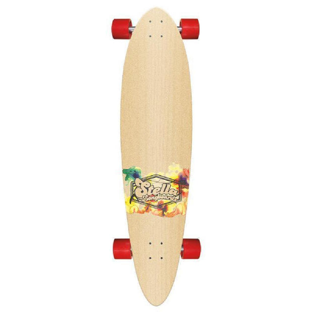 Stella Japanese Koi Pintail 42" Longboard Skateboard - Longboards USA
