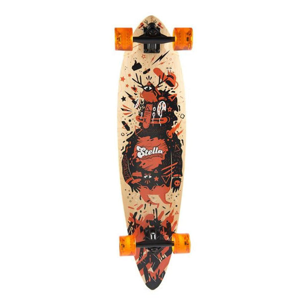 Stella Pintail Blunt Nose Monster 38 inch Longboard Complete - Longboards USA