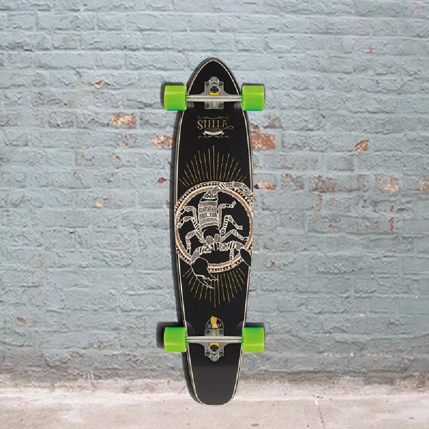 Stella Scorpion 42" Kicktail Longboard Skateboard - Longboards USA