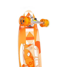 Stella Volkswagon Orange Blunt Nose Kicktail Cruiser Longboard - Longboards USA