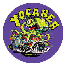 Stickers Yocaher Bird Octopus Wolf Logo - Longboards USA