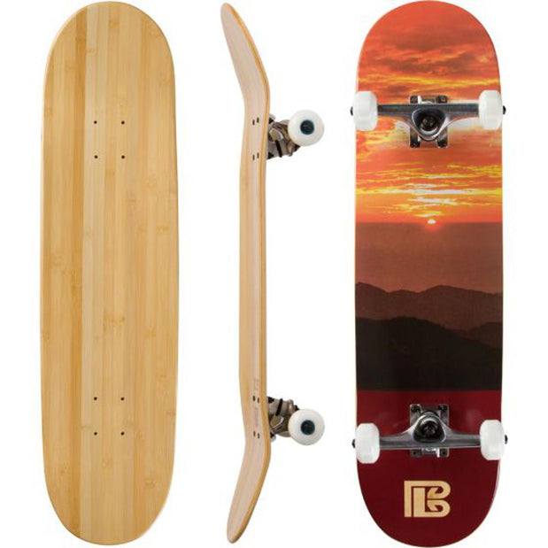 Sunset Graphic Bamboo Skateboard - Longboards USA