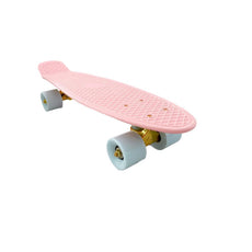 Swell 22" Complete Coral Pink Gold mini Skateboard - Longboards USA