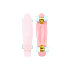 Swell 22" Complete Coral Pink Gold mini Skateboard - Longboards USA