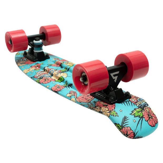 Swell 22" Hollywood Flamingo Complete Mini Skateboard - Longboards USA
