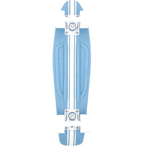 Swell Surfrider Airy Blue/White 28" Cuiser Skateboard - Longboards USA