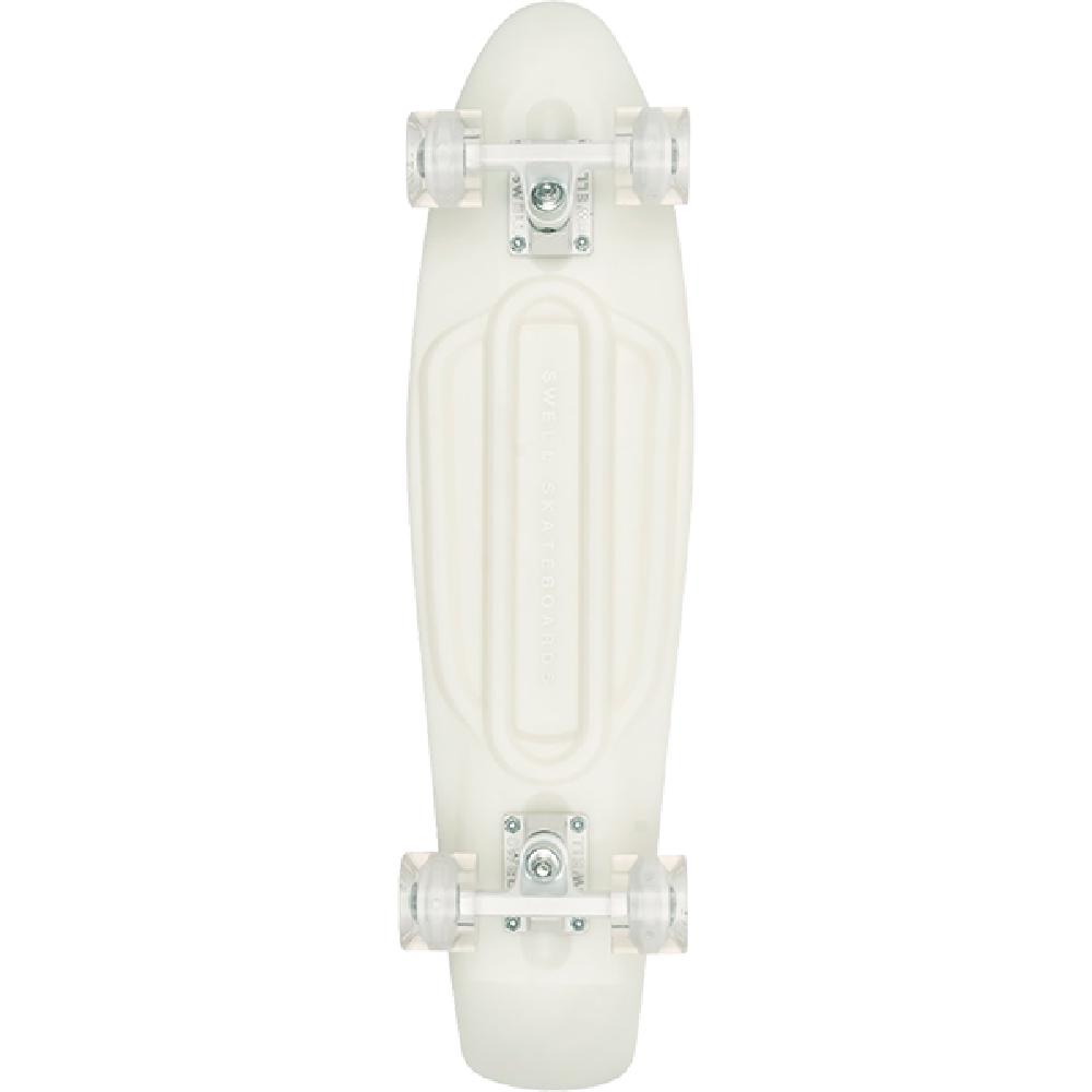 Swell White Wash 28" Glow in the Dark Skateboard - Longboards USA