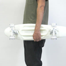 Swell White Wash 28" Glow in the Dark Skateboard - Longboards USA