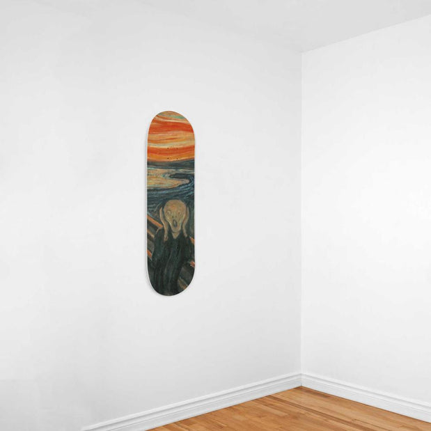 The Scream Munch Skateboard Wall Art - Longboards USA