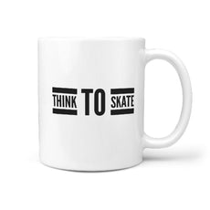 Think to Skate - Coffee Mug - Longboards USA