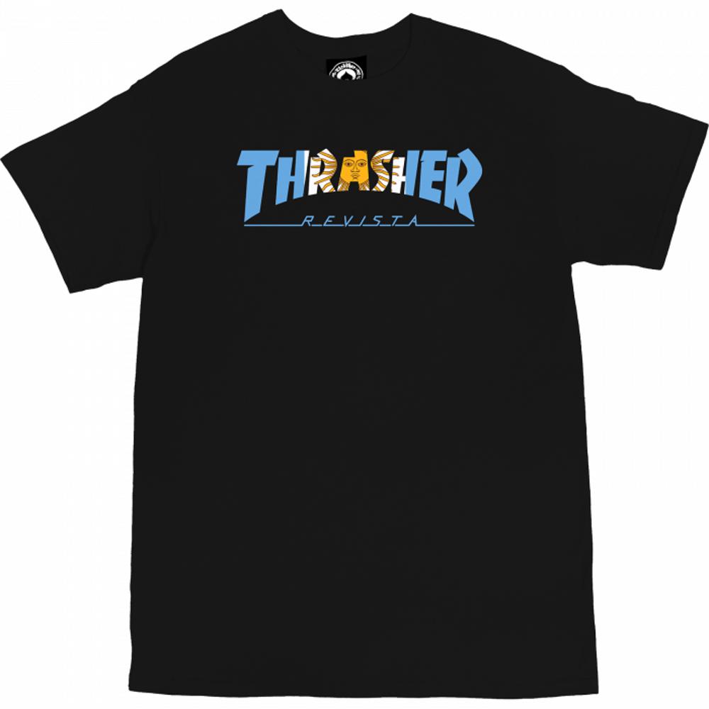 Thrasher Argentina Black Small T-Shirt - Longboards USA