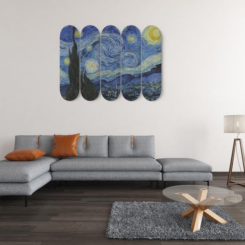 Starry night skateboard sale