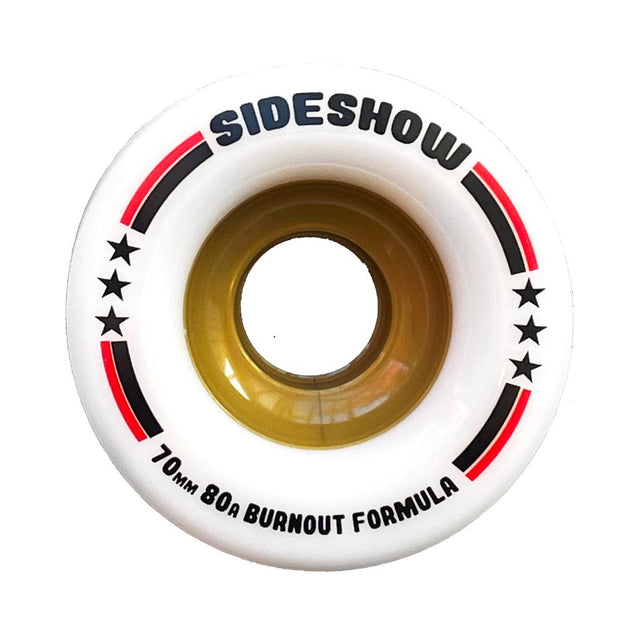 Venom SideShow 70mm/80A in White Longboard Wheels - Longboards USA