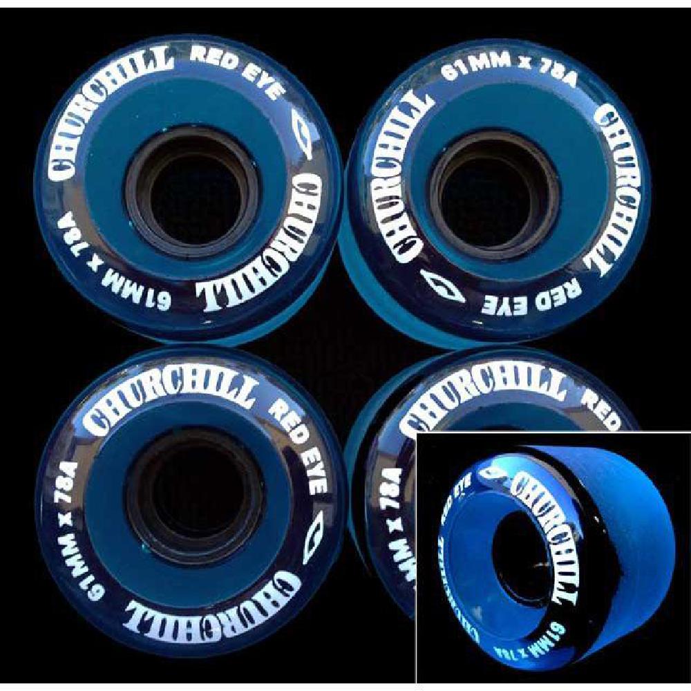 Wheels Street Blue Eye Longboard Skateboard Set - Longboards USA