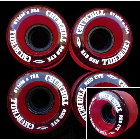 Wheels Street Red Eye Longboard Skateboard Set - Longboards USA