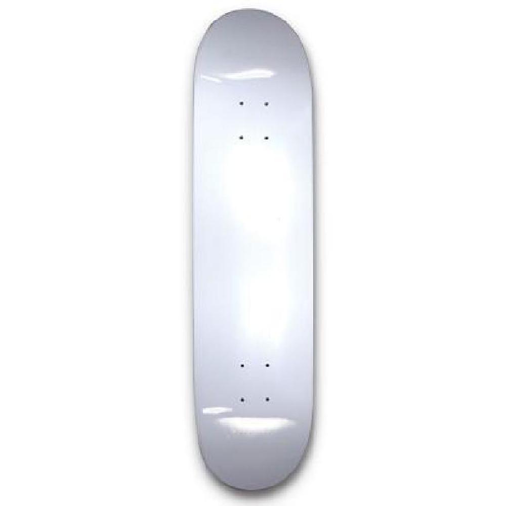 White 31" Dipped Skateboard Deck Blank - Longboards USA