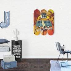 Wonderful California Skateboard Wall Art - Longboards USA