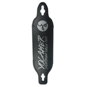 Yocaher Aluminum Drop Through Black 36" Longboard Deck - Longboards USA