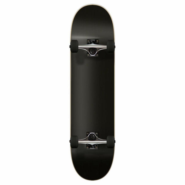 Yocaher Blank Complete 7.75" Skateboard - Stained Black - Longboards USA