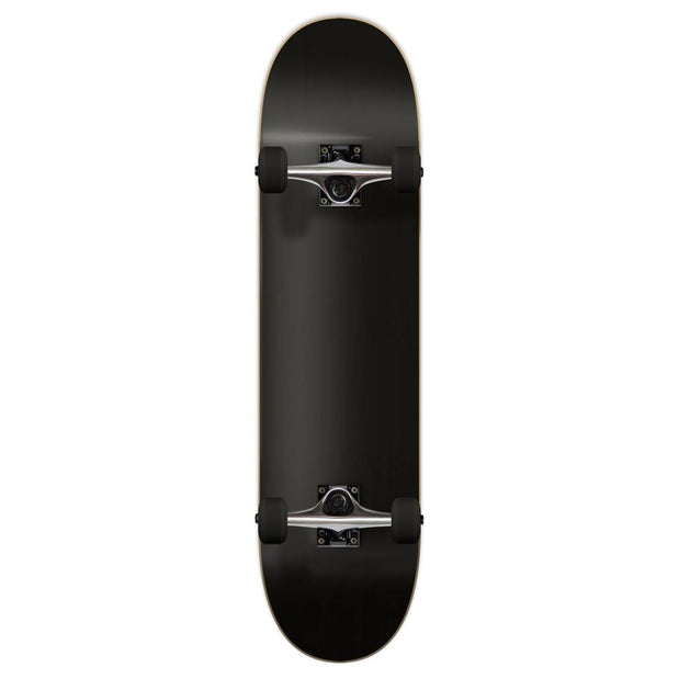 Yocaher Blank Complete Skateboard - Stained Black - Longboards USA