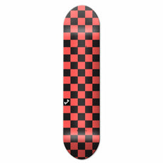 Yocaher Checker Orange - Skateboard Deck - Longboards USA