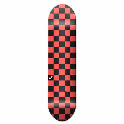 Yocaher Checker Orange - Skateboard Deck - Longboards USA