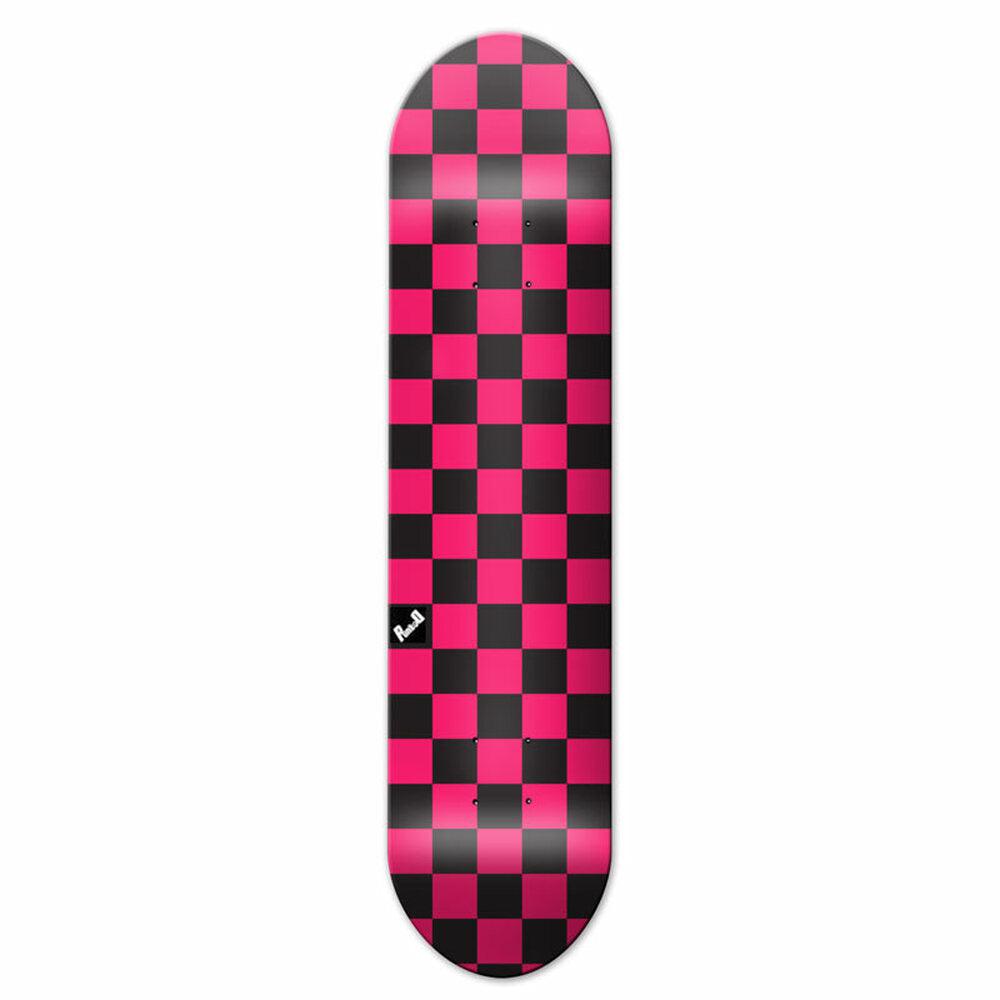 Yocaher Checker Pink - Skateboard Deck – Longboards USA
