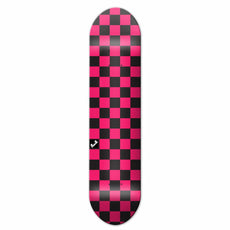 Yocaher Checker Pink - Skateboard Deck - Longboards USA