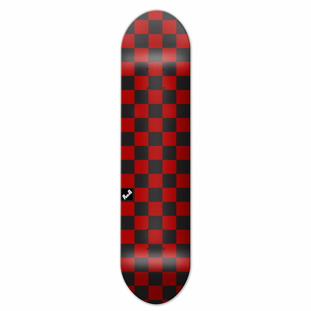 Yocaher Checker Red - Skateboard Deck - Longboards USA