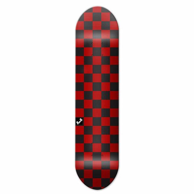 Yocaher Checker Red - Skateboard Deck - Longboards USA