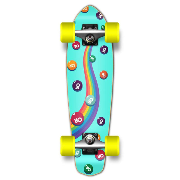 Yocaher Sweet Micro Cruiser Skateboard Longboard - CANDY Series
