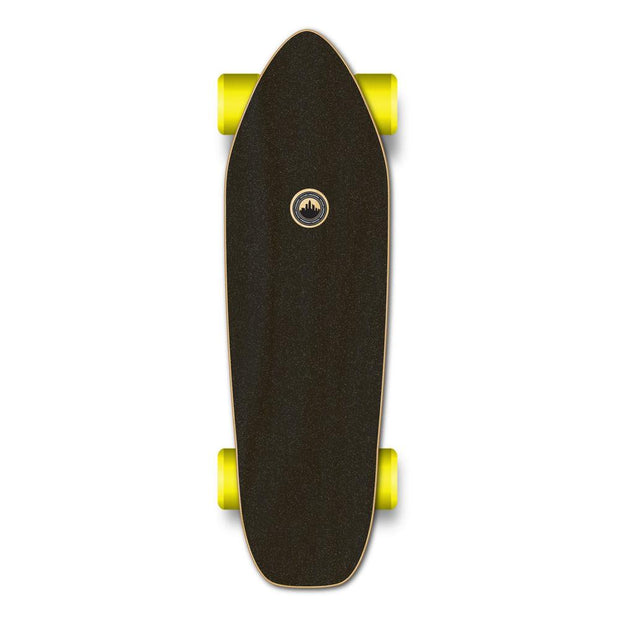 Yocaher Geometric Series Skateboard Deck - Green Micro Cruiser For Beginners & Pros